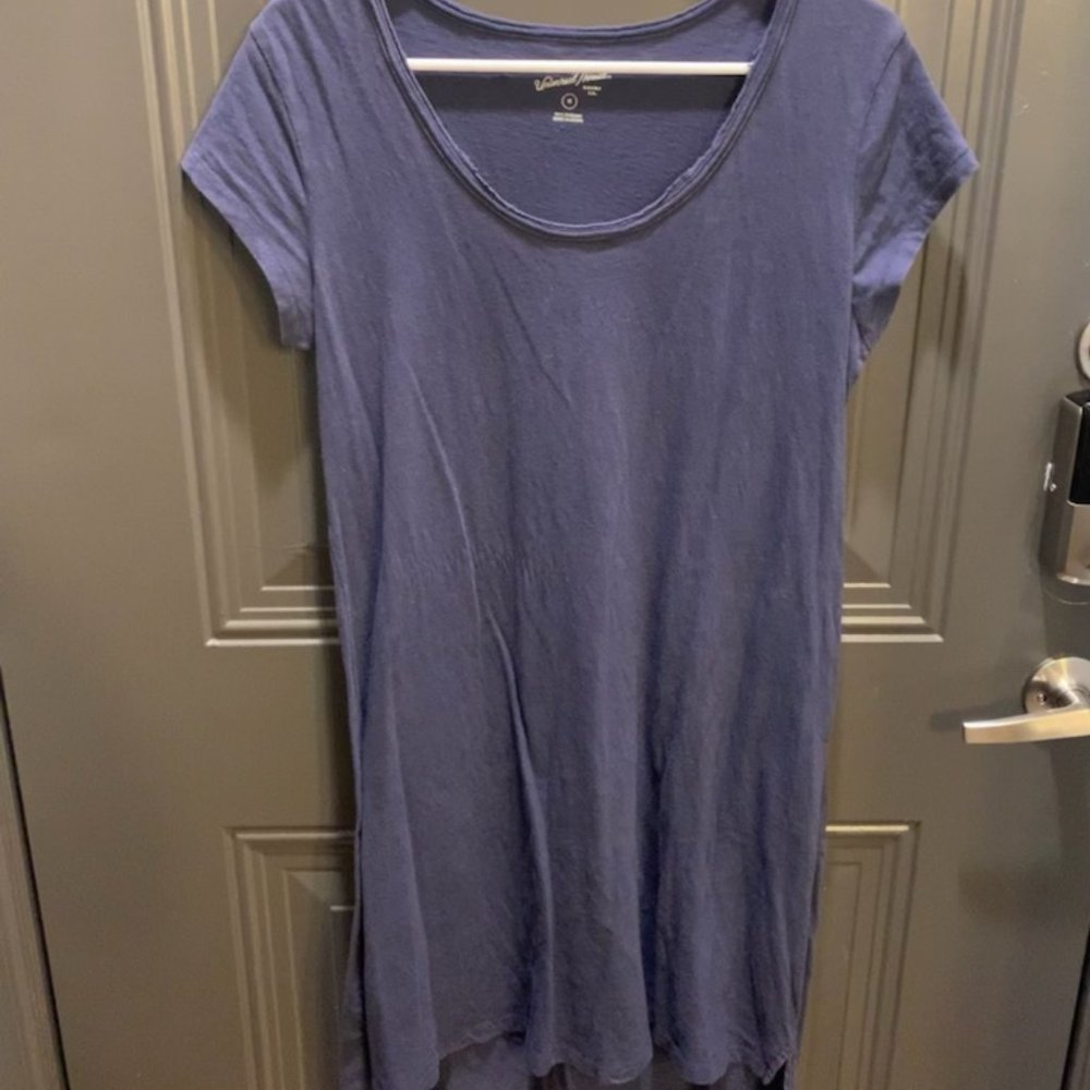 Universal Thread blue distressed dress, size medium